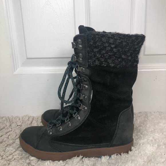 Cushe Boho Chill Leather Waterproof Lace Up Boots 6 - Picture 4 of 8